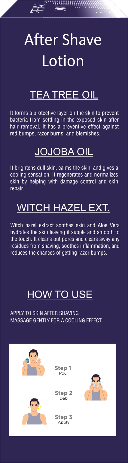 Esbee Musk Aftershave Lotion | Soothing & Refreshing | Witch Hazel, Tea Tree Oil, Jojoba Oil | Hydrates & Protects Skin | Classic Musk Fragrance I 100Ml I For Men - Image 6