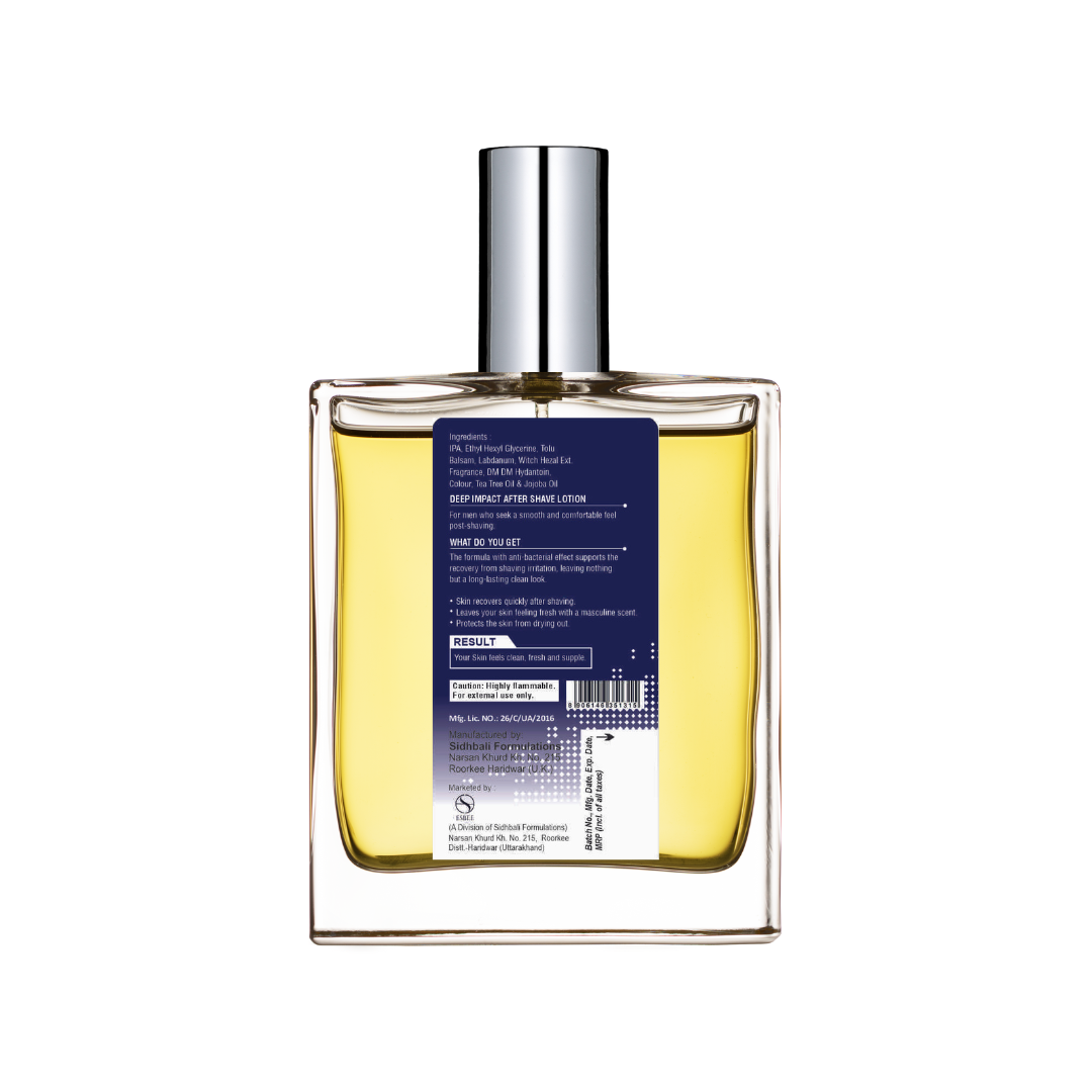 Esbee Musk Aftershave Lotion | Soothing & Refreshing | Witch Hazel, Tea Tree Oil, Jojoba Oil | Hydrates & Protects Skin | Classic Musk Fragrance I 100Ml I For Men - Image 9