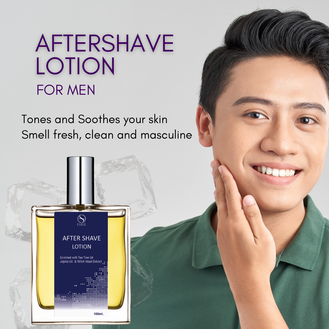 Esbee Musk Aftershave Lotion | Soothing & Refreshing | Witch Hazel, Tea Tree Oil, Jojoba Oil | Hydrates & Protects Skin | Classic Musk Fragrance I 100Ml I For Men - Image 10