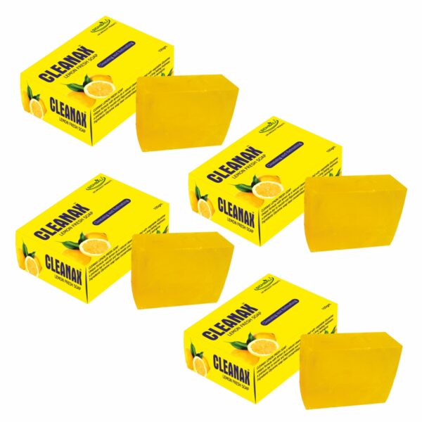 Sidhbali Cleanax Neem Aloe Vera & Lemon Soap I 4 X 400 Gram I oil Control & Nourishing Skin I Suitable For All Skin Type I Pack of 1 (4 Pcs) - Image 6