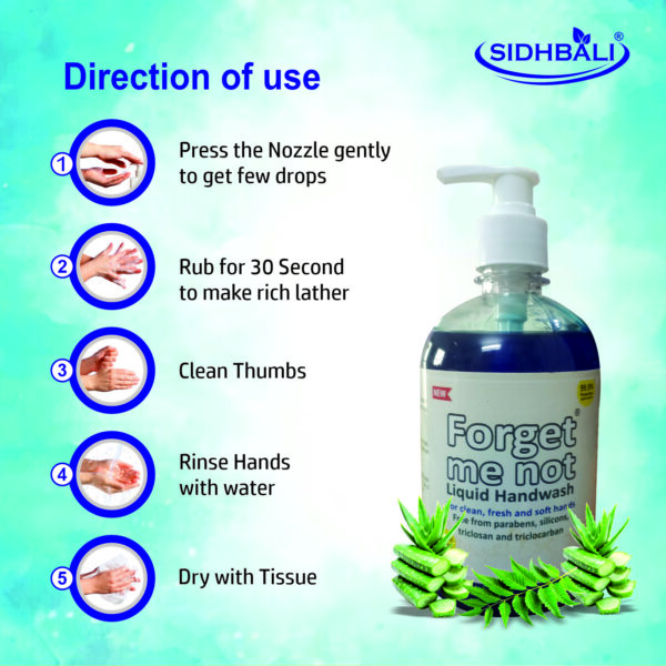 Forget Me Not Liquid Musk Magic Handwash | No Synthetic Colors, Triclosan, Triclocarban, Paraben & Sulphate | 500ML Each (Pack of 1) | Gentle & Refreshing Clean - Image 5