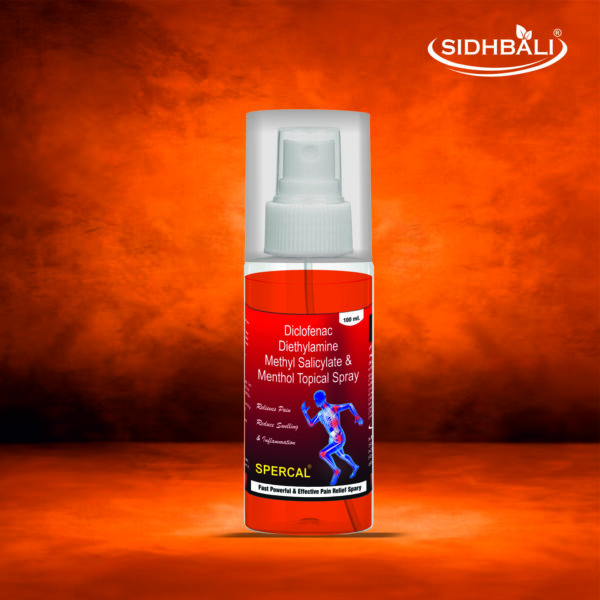 Sidhbali Diclofenac Diethylamine, Methyl Salicylate & Menthol Pain Relief Spray – Fast & Effective Relief | Reduces Swelling & Inflammation | 100ML - Image 8